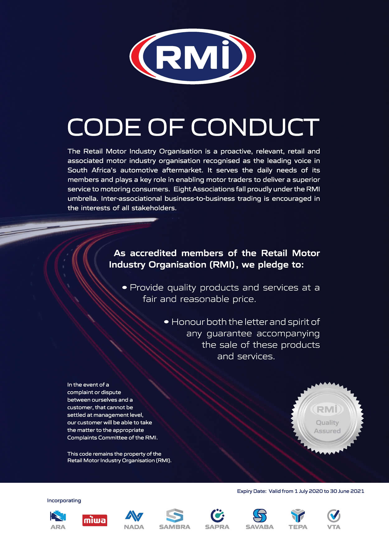 centurion lake auto repairs and service rmi code of conduct 2021